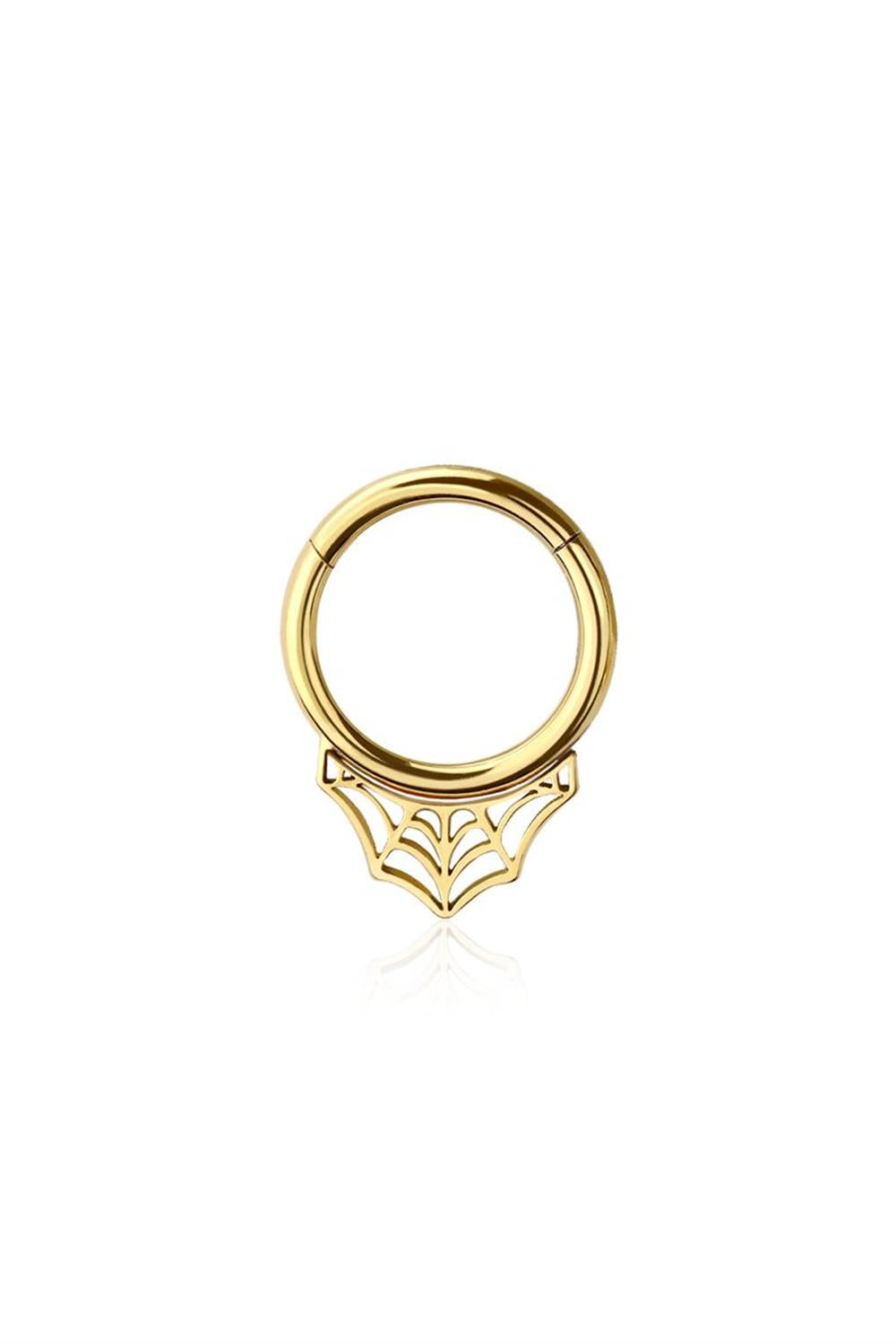 Spider Web Hinged Ring