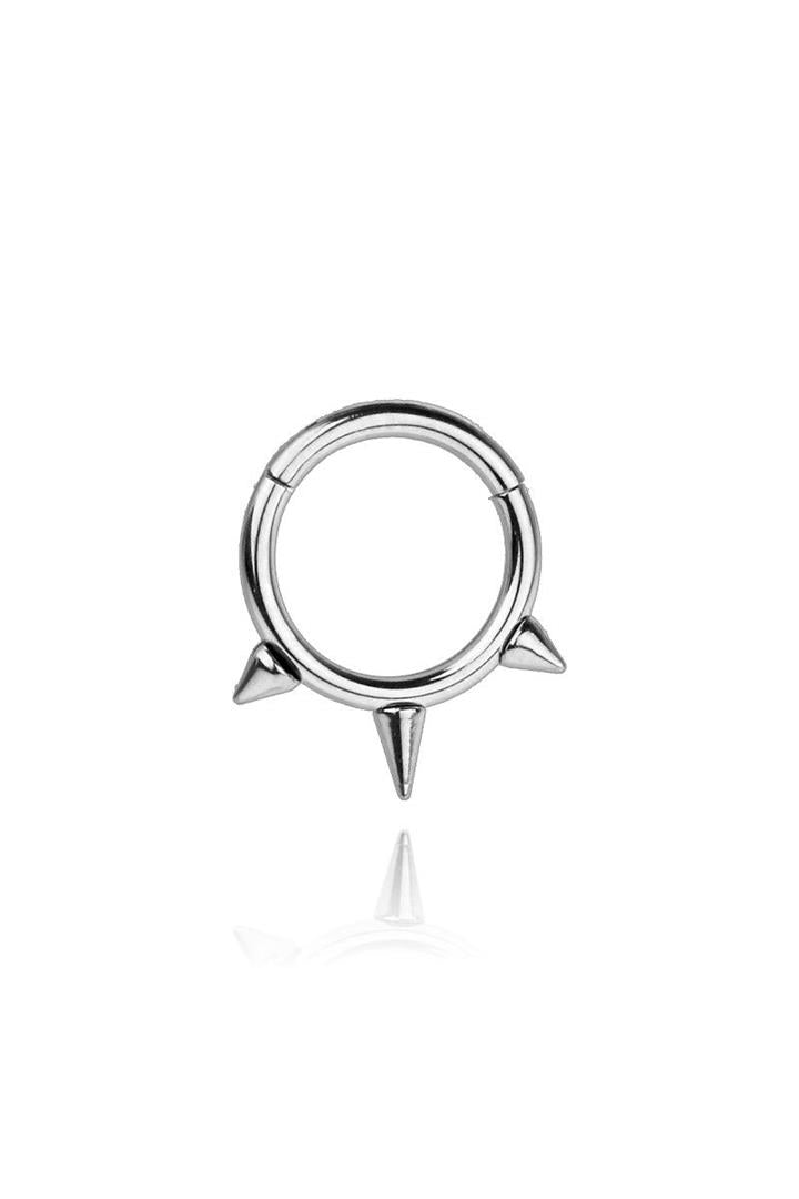 Small Spiked Hinged Ring