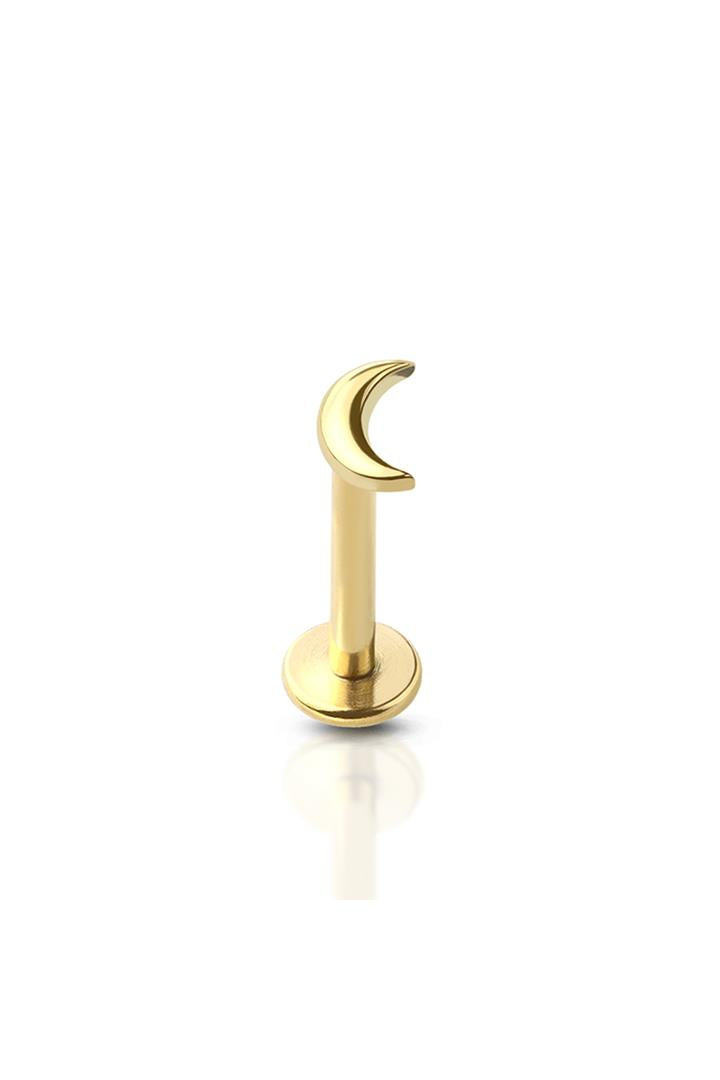3D Moon Surgical Steel Labret