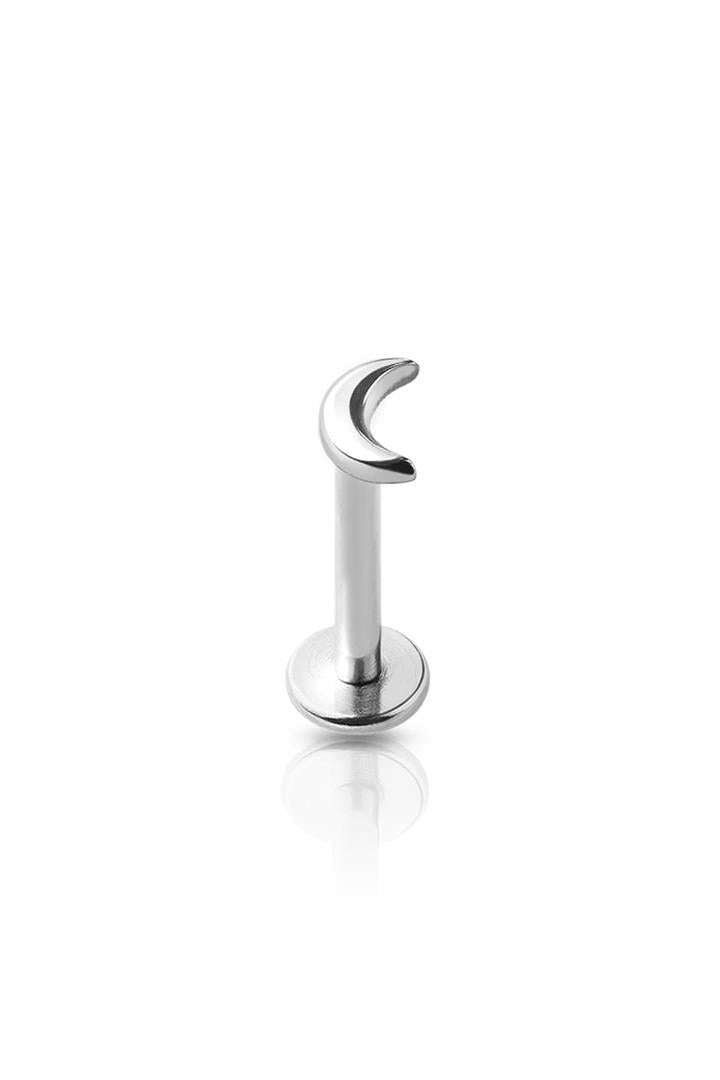 3D Moon Surgical Steel Labret