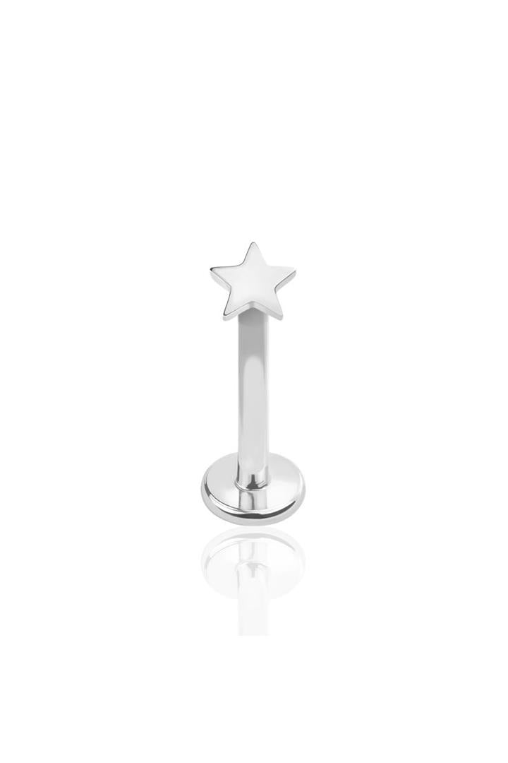 Small Star Surgical Steel Labret