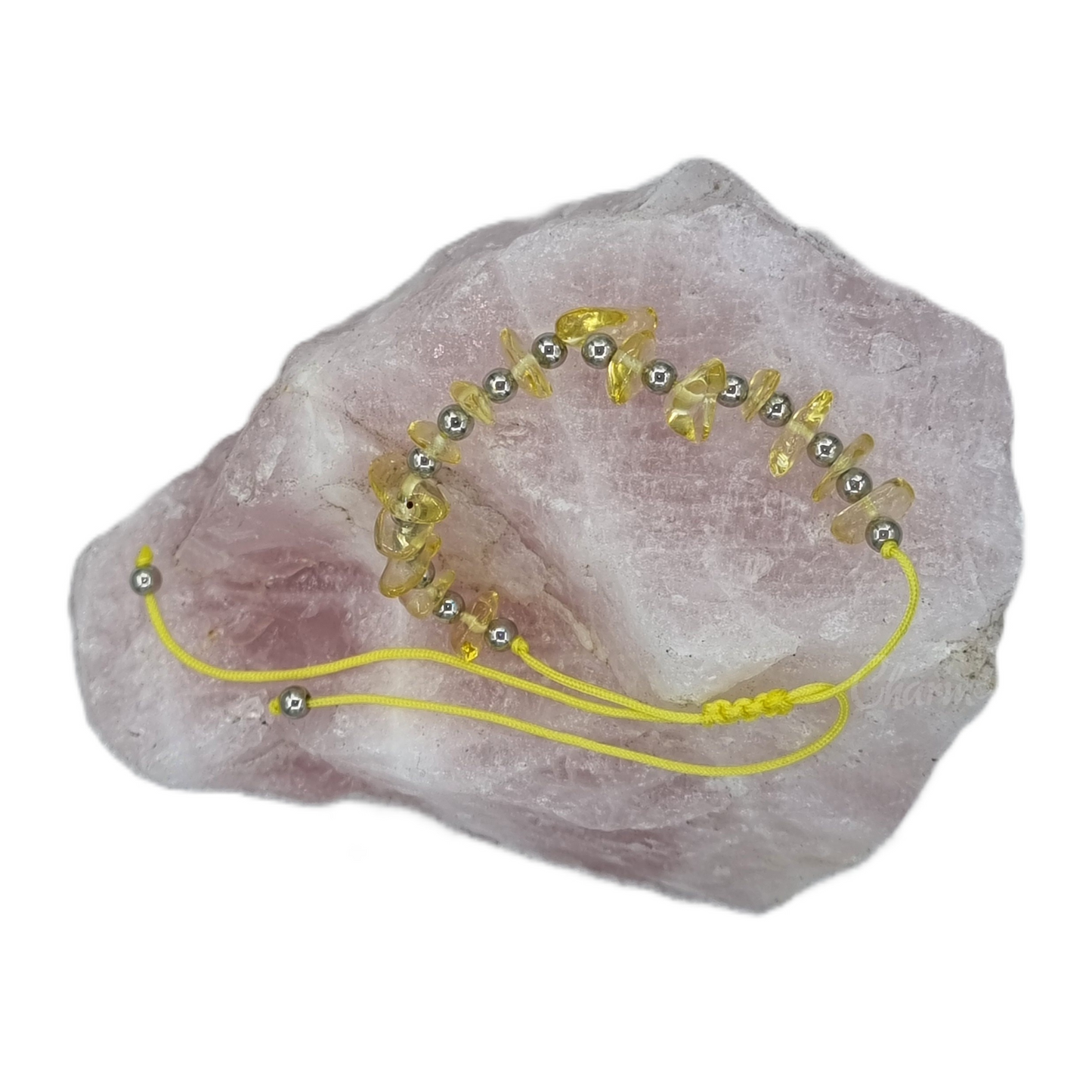 Adjustable Crystal Chip Bracelet