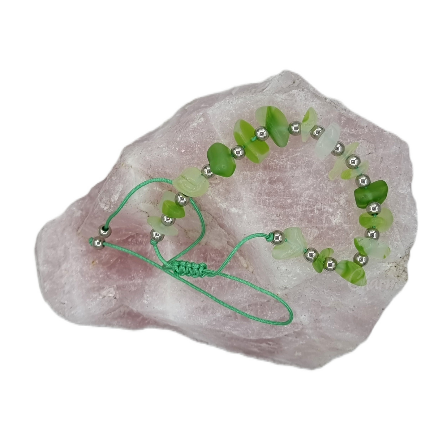 Adjustable Crystal Chip Bracelet