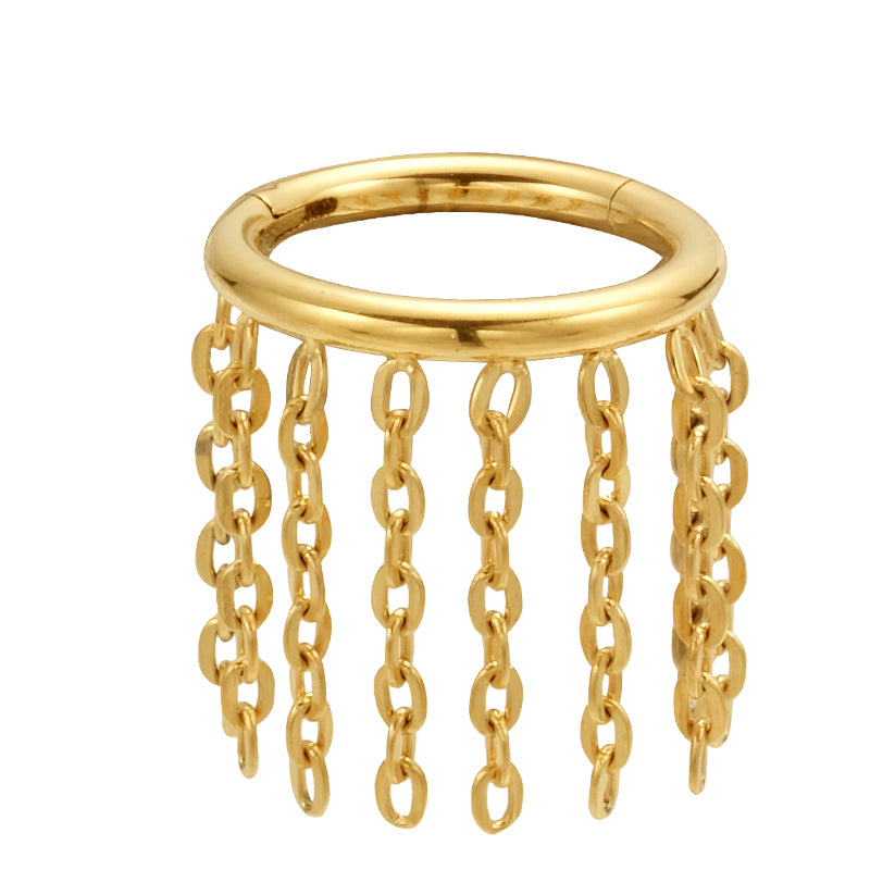 9 Chain Hinged Ring