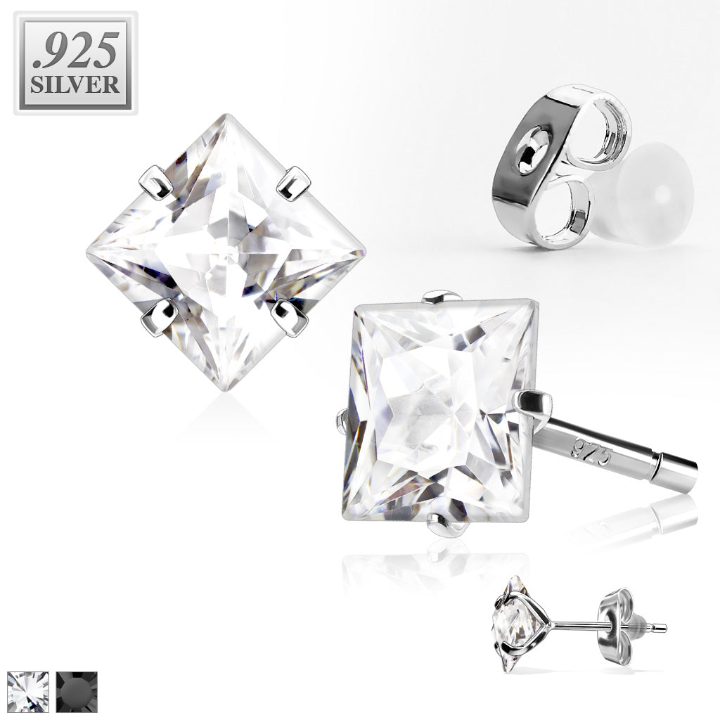 Square Cut Earrings - M14