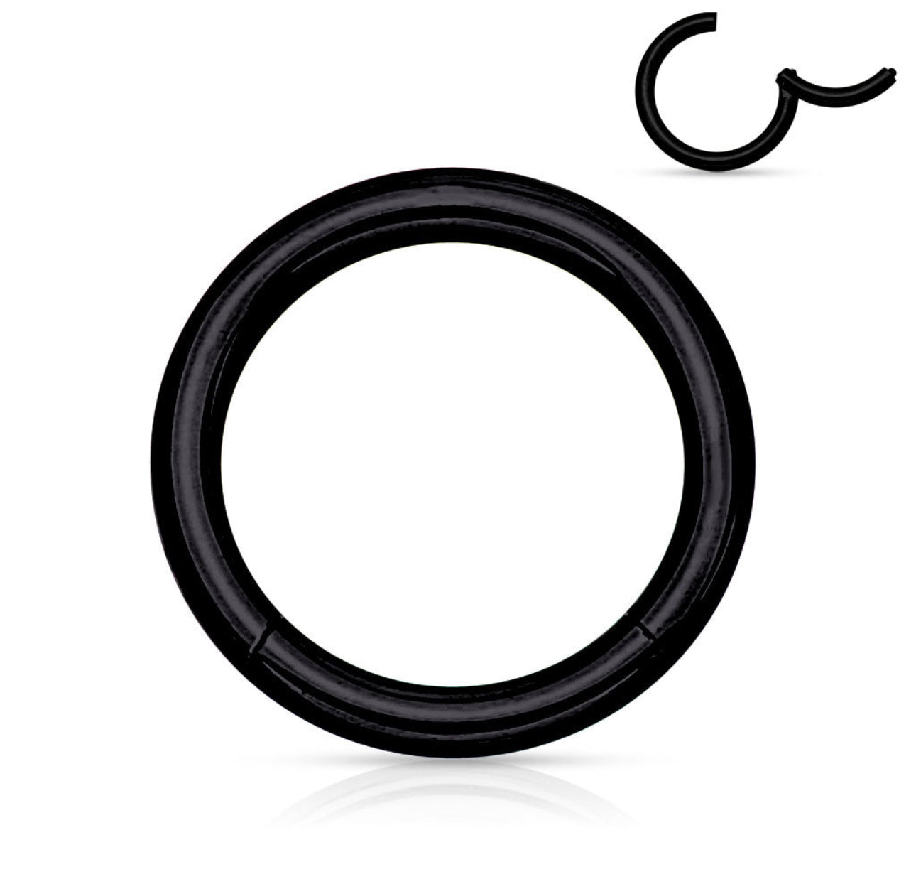 20G Nose Hinged/Clicker Ring- B1