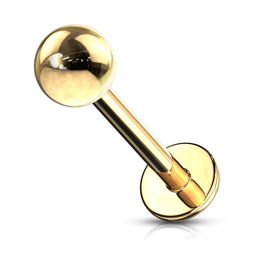 Gold Surgical Steel Labret
