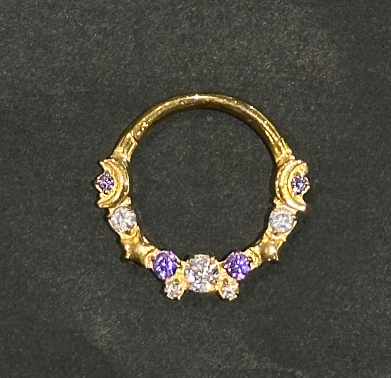 Celestial Titanium Hinged Ring