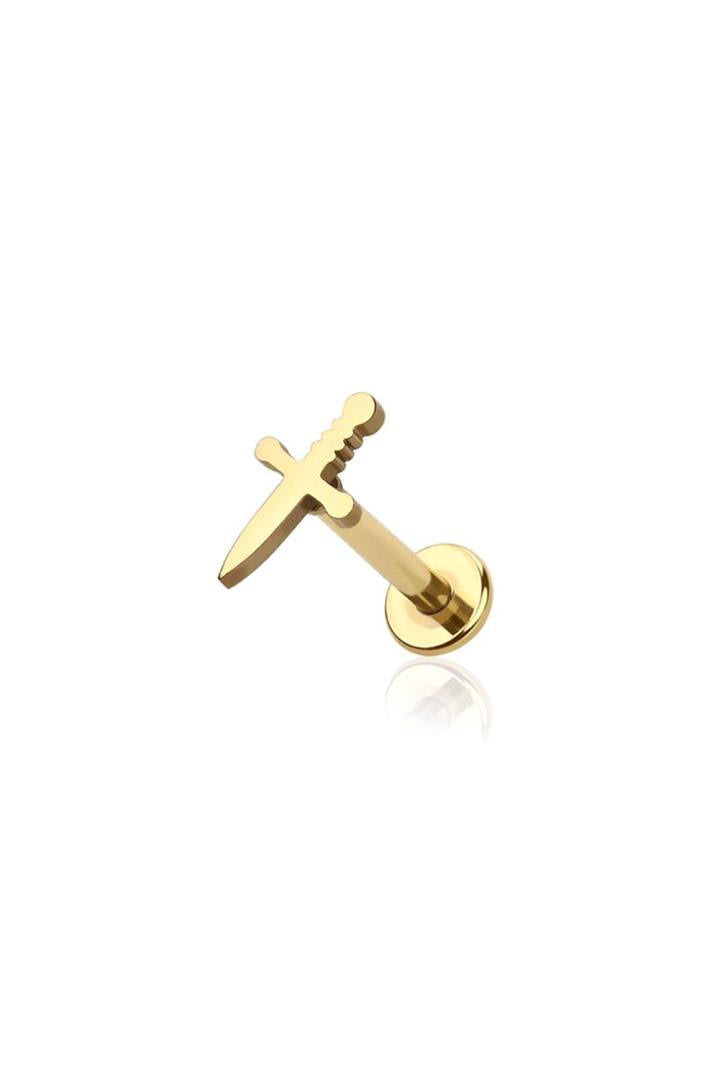 Dagger Surgical Steel Labret