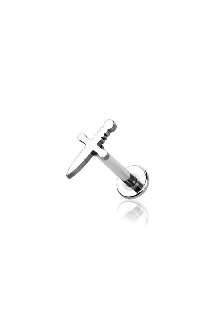 Dagger Surgical Steel Labret