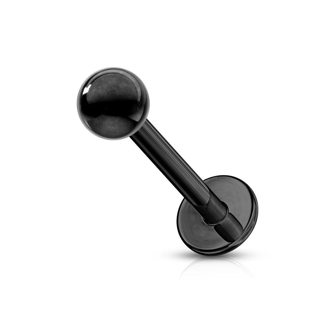 Black Surgical Steel Labret