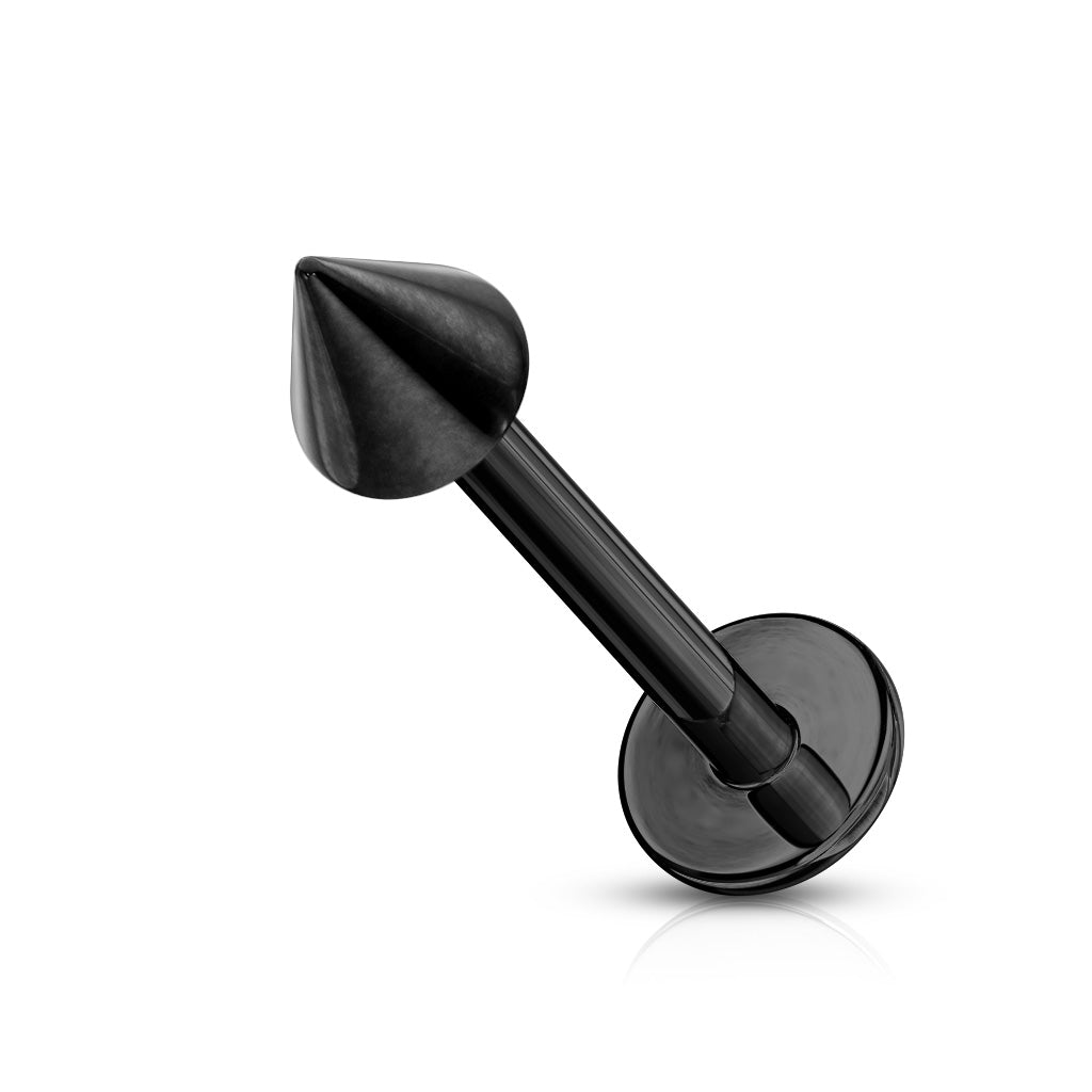 Black Spike Surgical Steel Labret