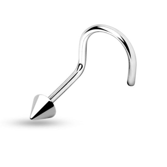 Spike Top Surgical Steel Nose Screw