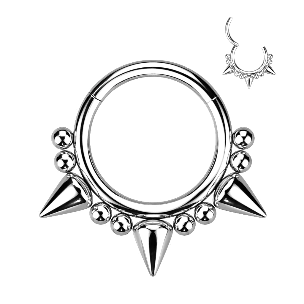 Spiked Hinged Ring