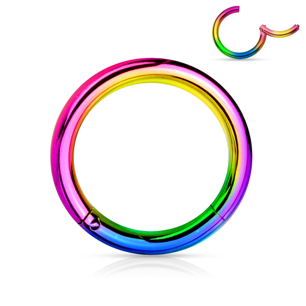 Surgical Steel Hinged Ring