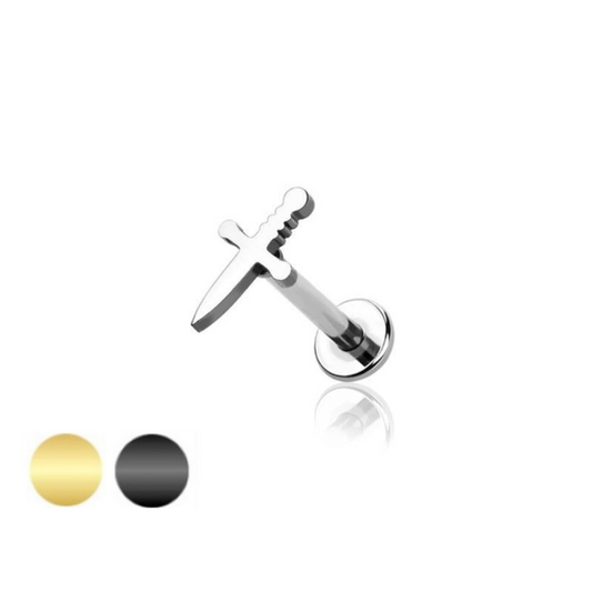 Dagger Surgical Steel Labret