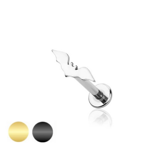 Bat Surgical Steel Labret