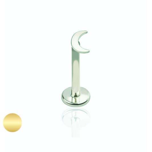 Small Crescent Moon Surgical Steel Labret