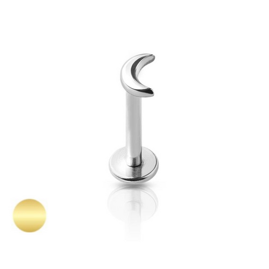 3D Moon Surgical Steel Labret