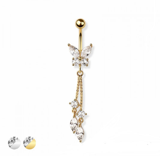 Chain Butterfly - Belly Bar - P10