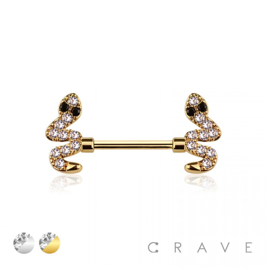 Diamond Snake Barbell- D6