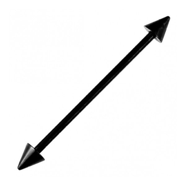 Black Spike Industrial Bar- C3
