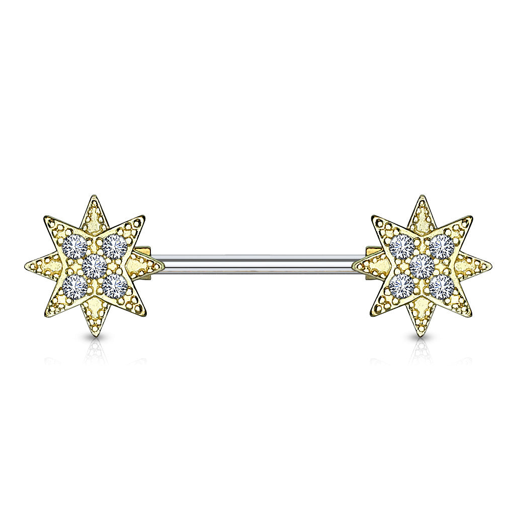 Star Nipple Bar- D25