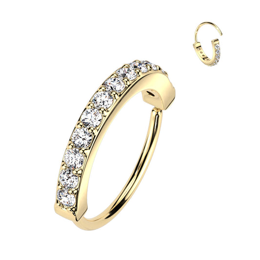 Side Paved Bendable Hoop - O16