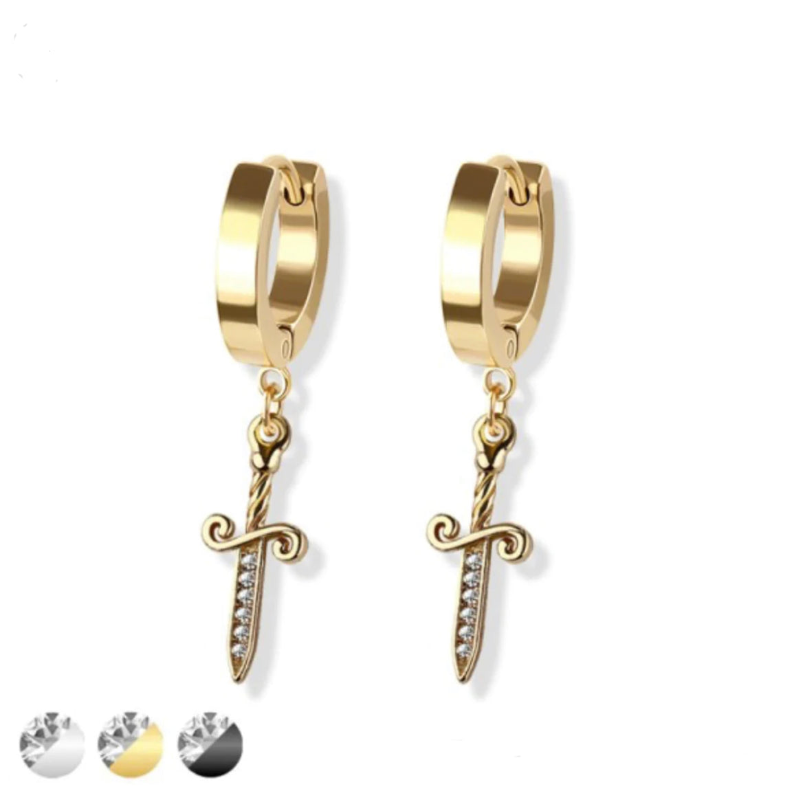 Dagger Earrings (Pair) - M10