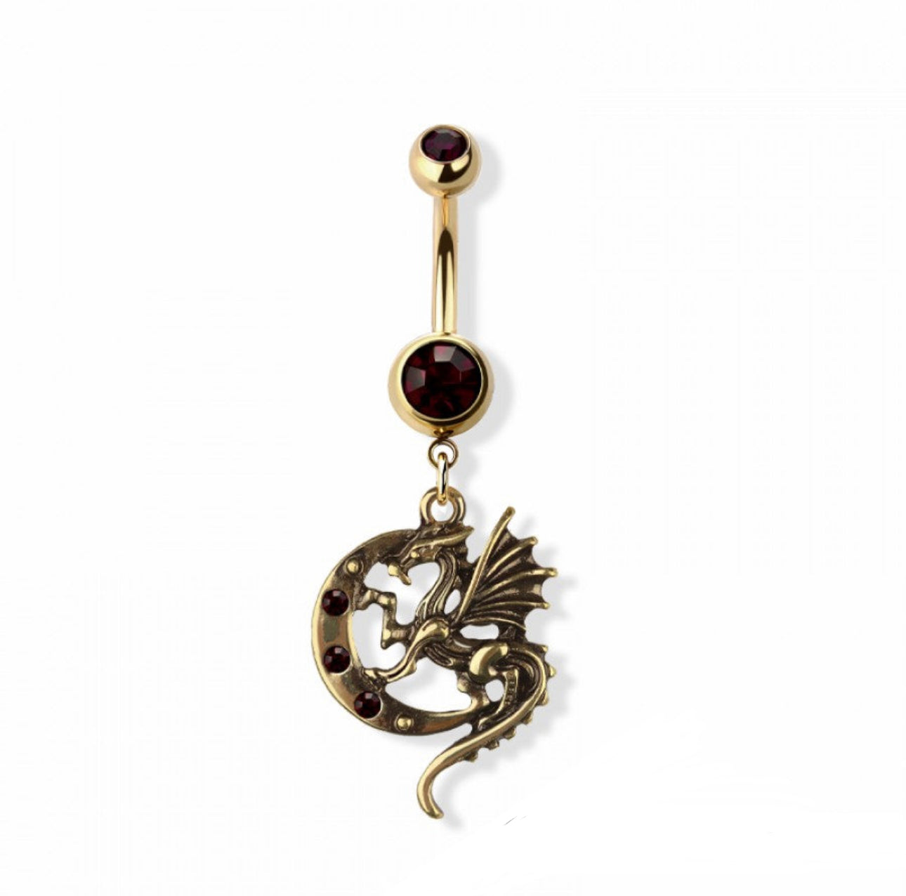 Amethyst Moon Belly Bar - P9
