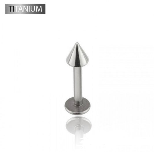 Implant Grade Solid Titanium Labret- F11