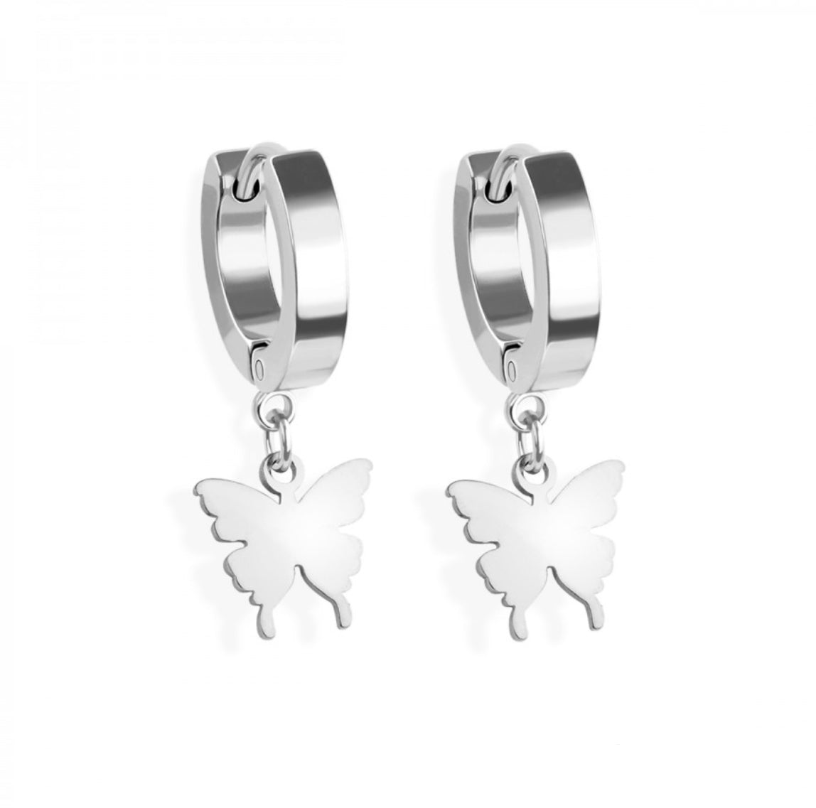 Butterfly Hoop Earrings ( PAIR)- N4