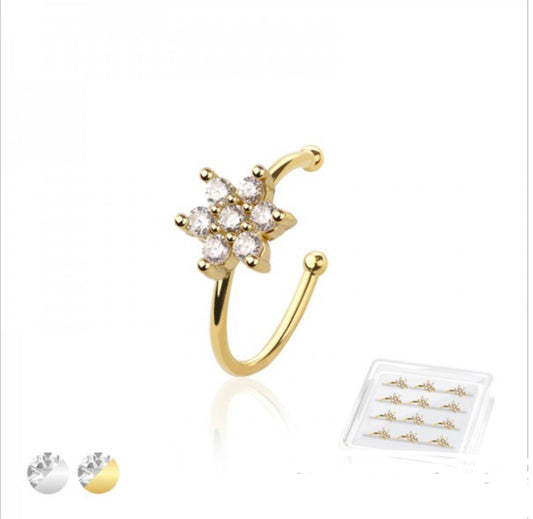 Flower Nose Ring- A8