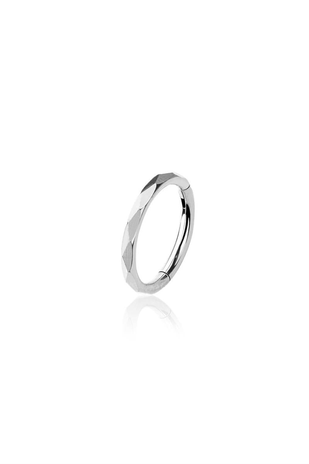 Faceted Hinged Ring