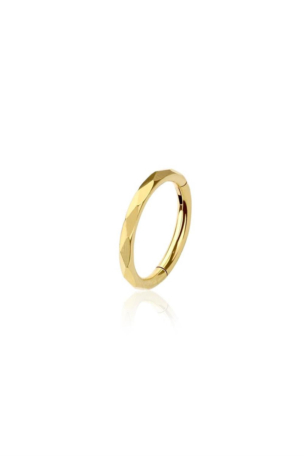 Faceted Hinged Ring