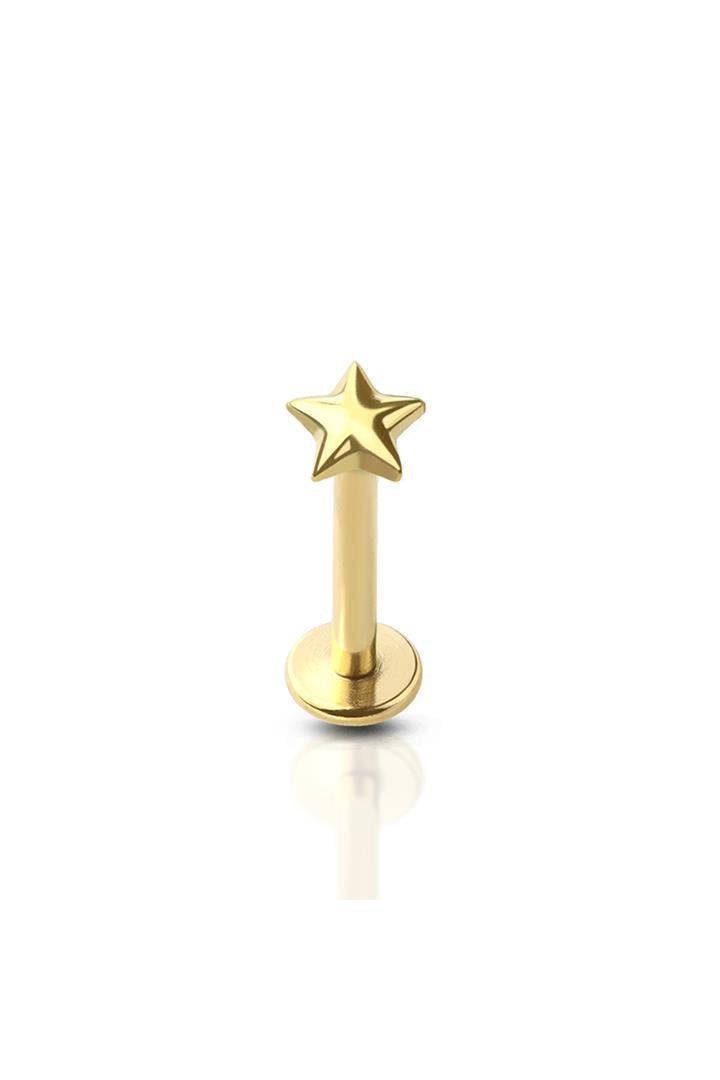3D Star Surgical Steel Labret
