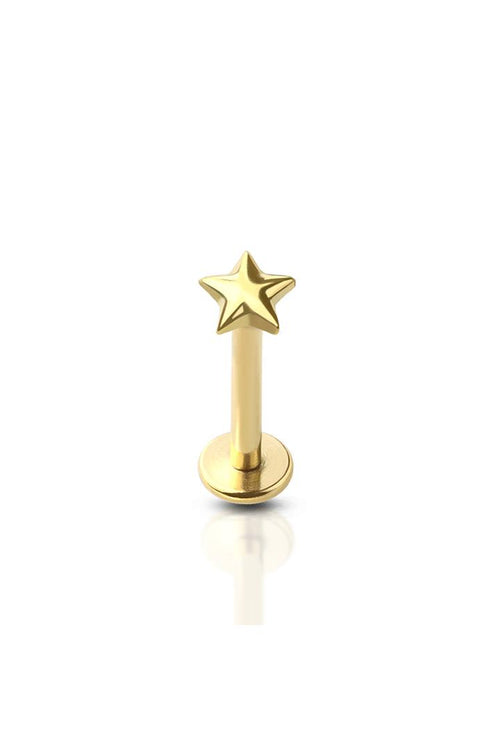 3D Star Surgical Steel Labret