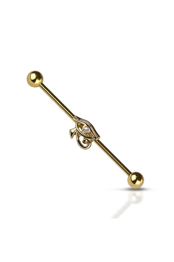 Surgical Steel Industrial Bar Horus Eye