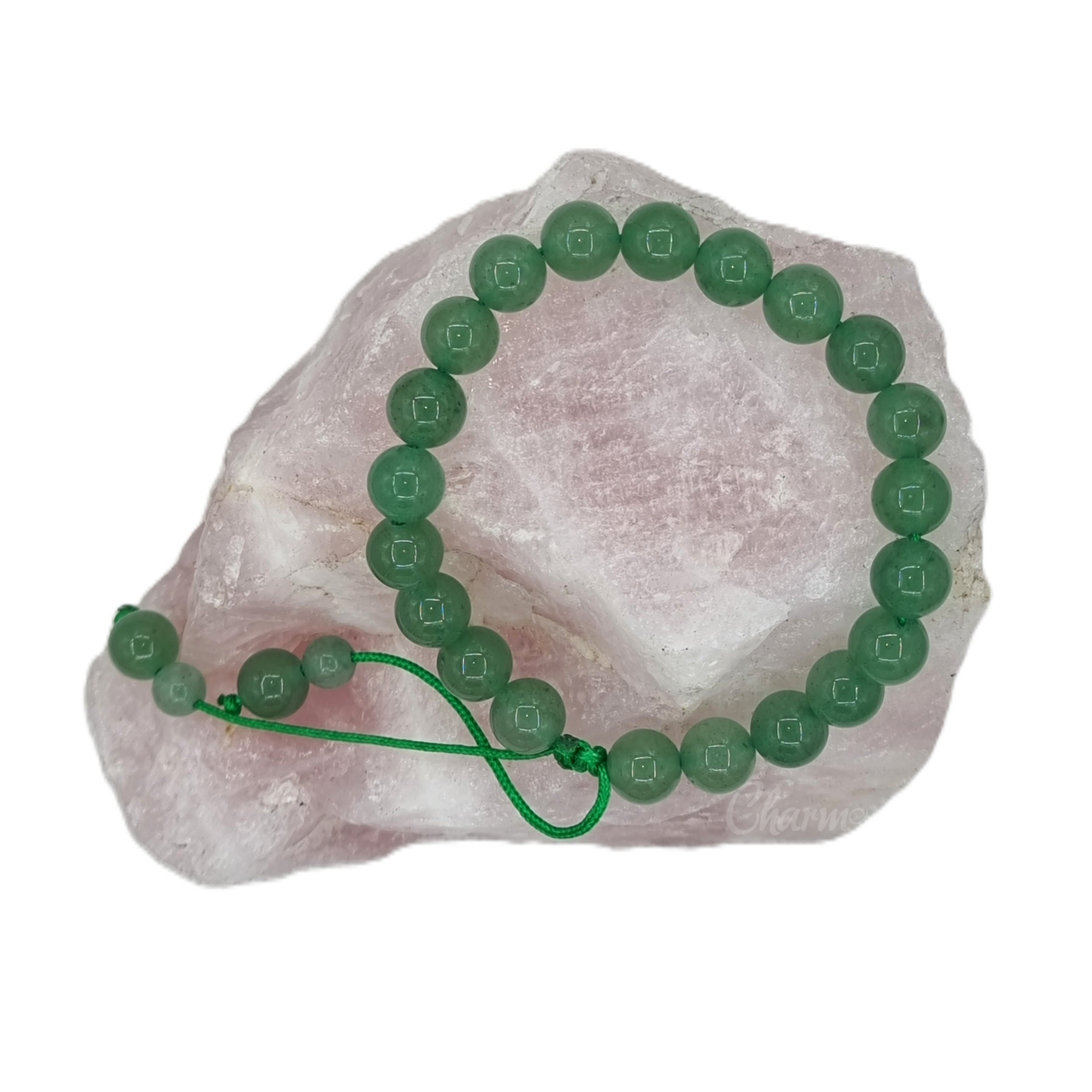 Gemstone Beaded Bracelet - Adjustable