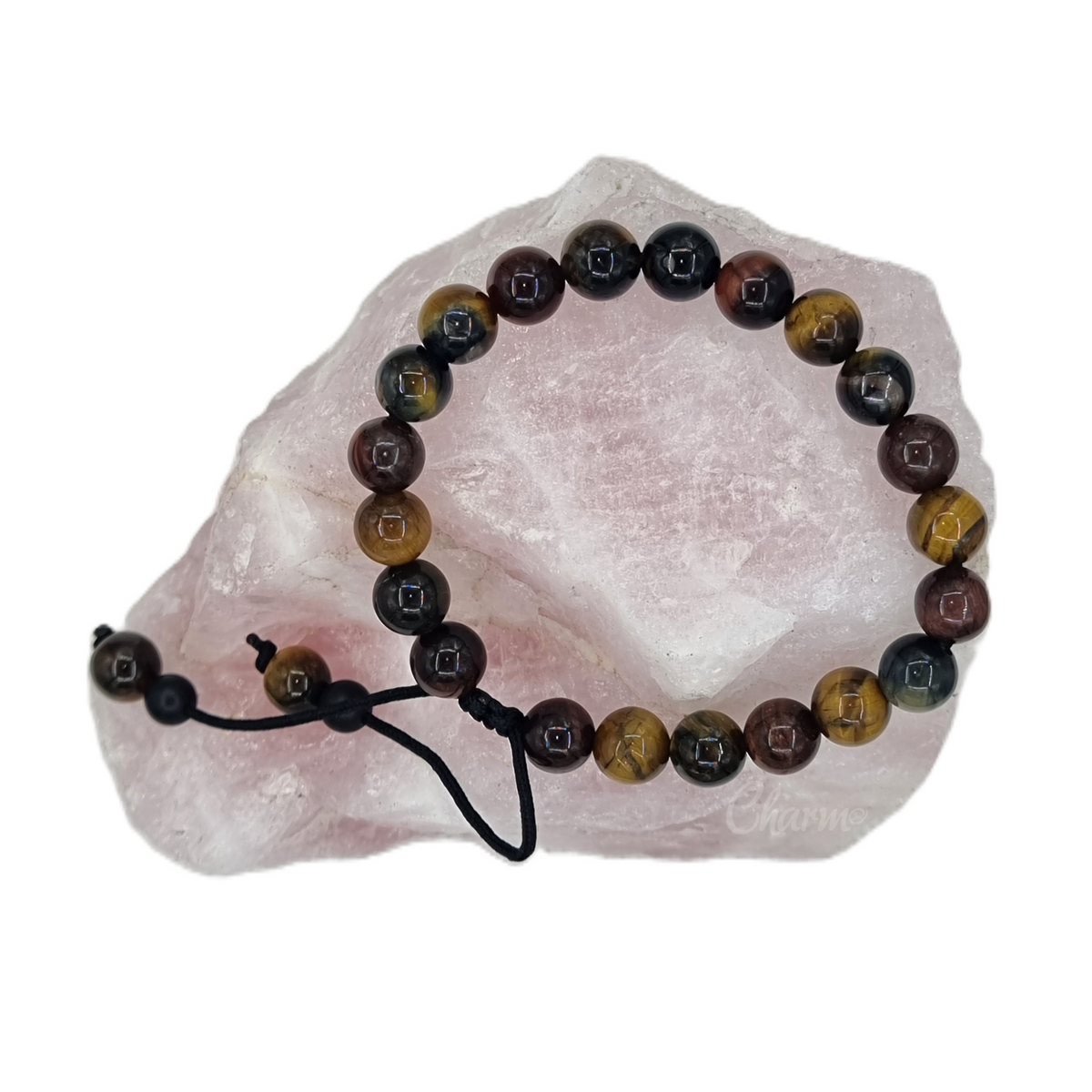 Gemstone Beaded Bracelet - Adjustable