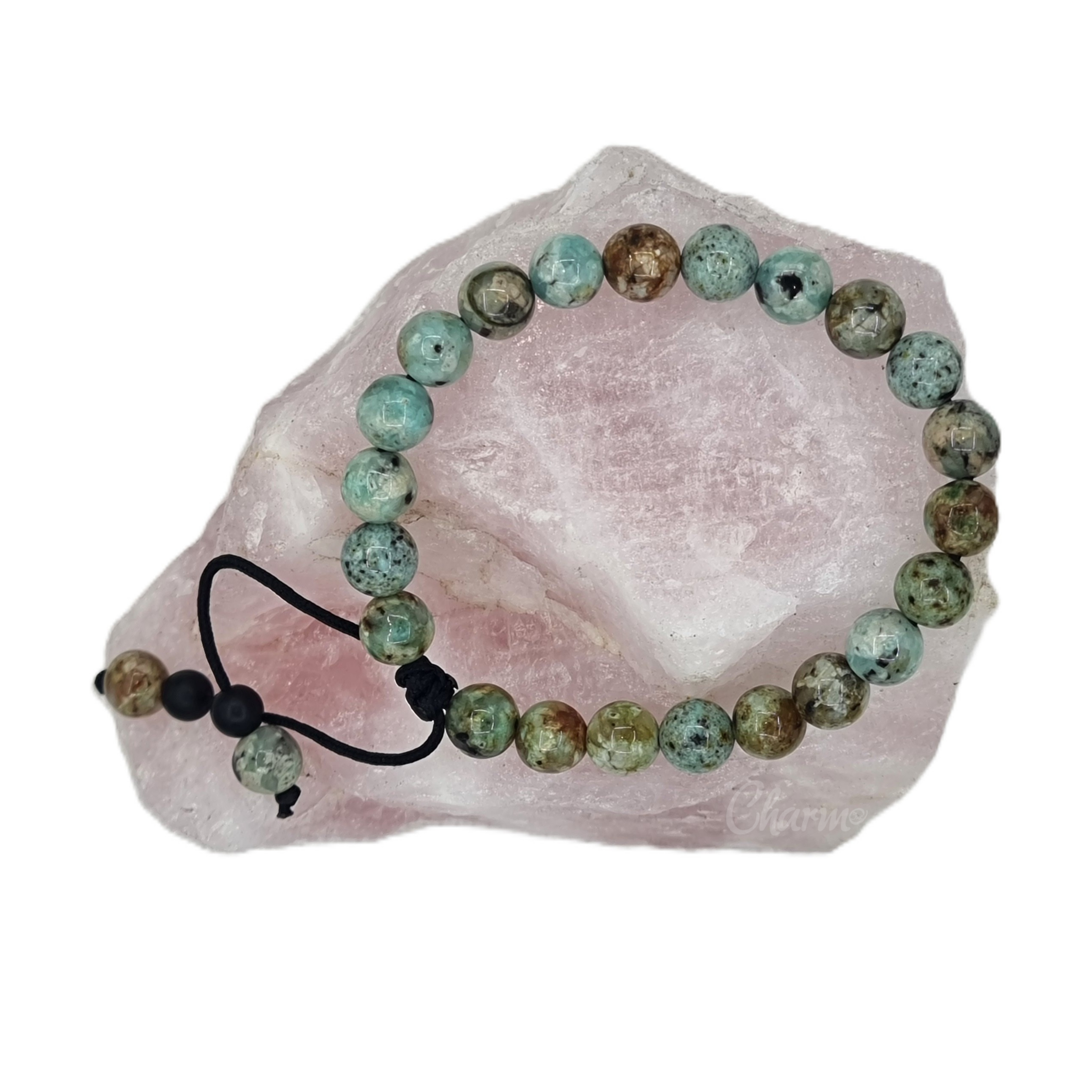 Gemstone Beaded Bracelet - Adjustable