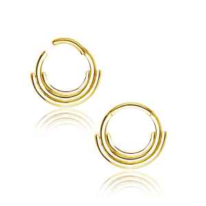 Lined Clicker Ring - F19