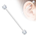 Surgical Steel Industrial Bar Prong CZ
