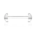 Acrylic Tongue Bar With Dome Ends