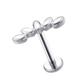 Titanium Labret - Leaves