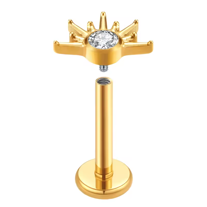 Titanium Labret - Rising Sun