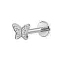 Titanium Labret - Butterfly