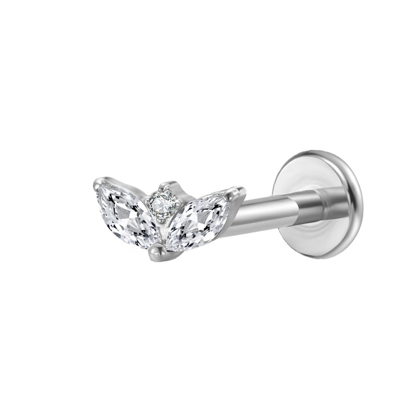 Titanium Labret - Lotus