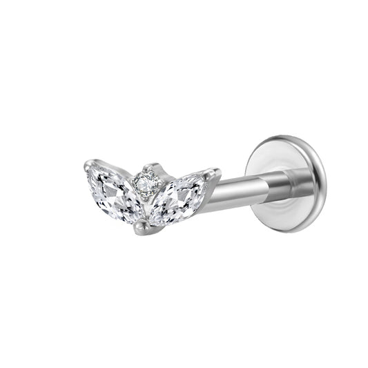 Titanium Labret - Lotus