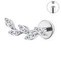 Titanium Labret - Leaf Climber